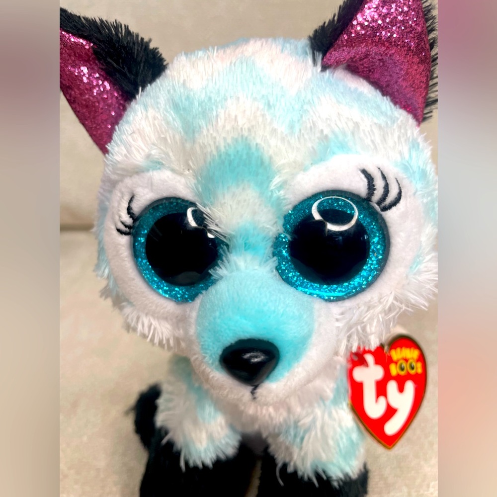 TY Beanie Boos ATLAS the Fox (Glitter Eyes)
